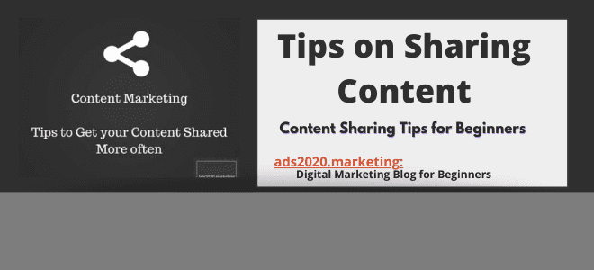 Tips on Sharing Content-660x300